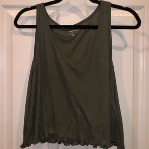 Army Green Tank-top
